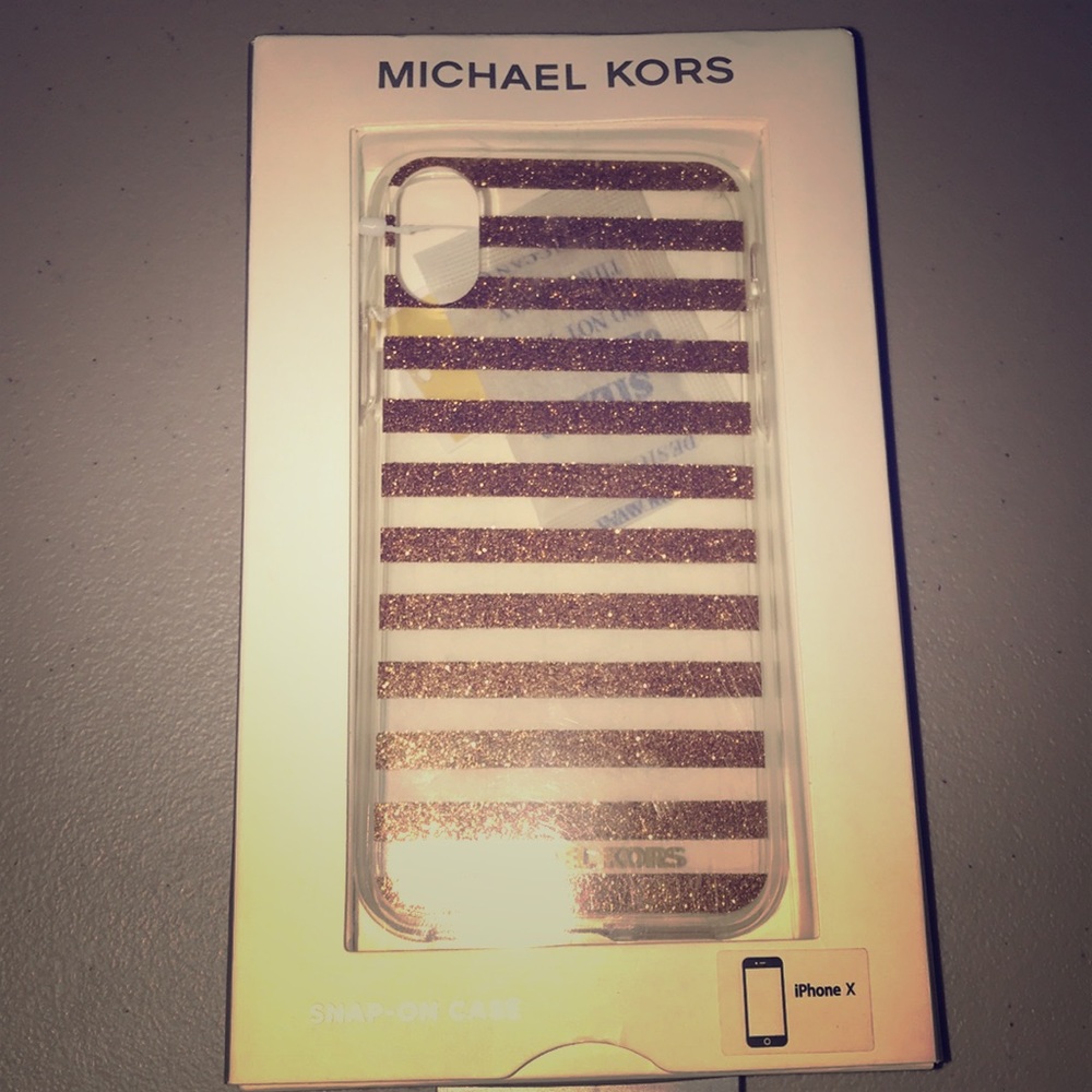 Michael Kors IPHONE X Snap On Case BRAND NEW